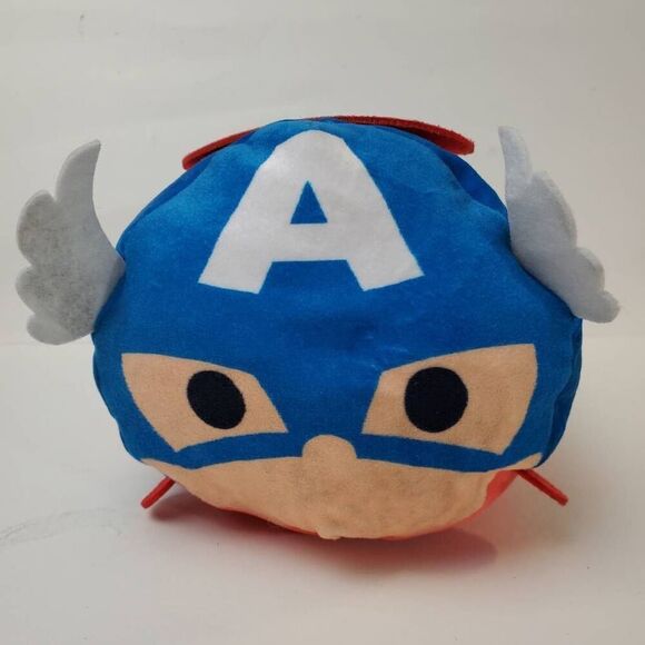 Captain America Tsum Tsum Marvel Plush Stuffed Animal Toy 8" - Picture 2 of 8